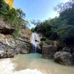 Vue de la Cascade Anosinampela en choisissant la descente la Tsiribihina.